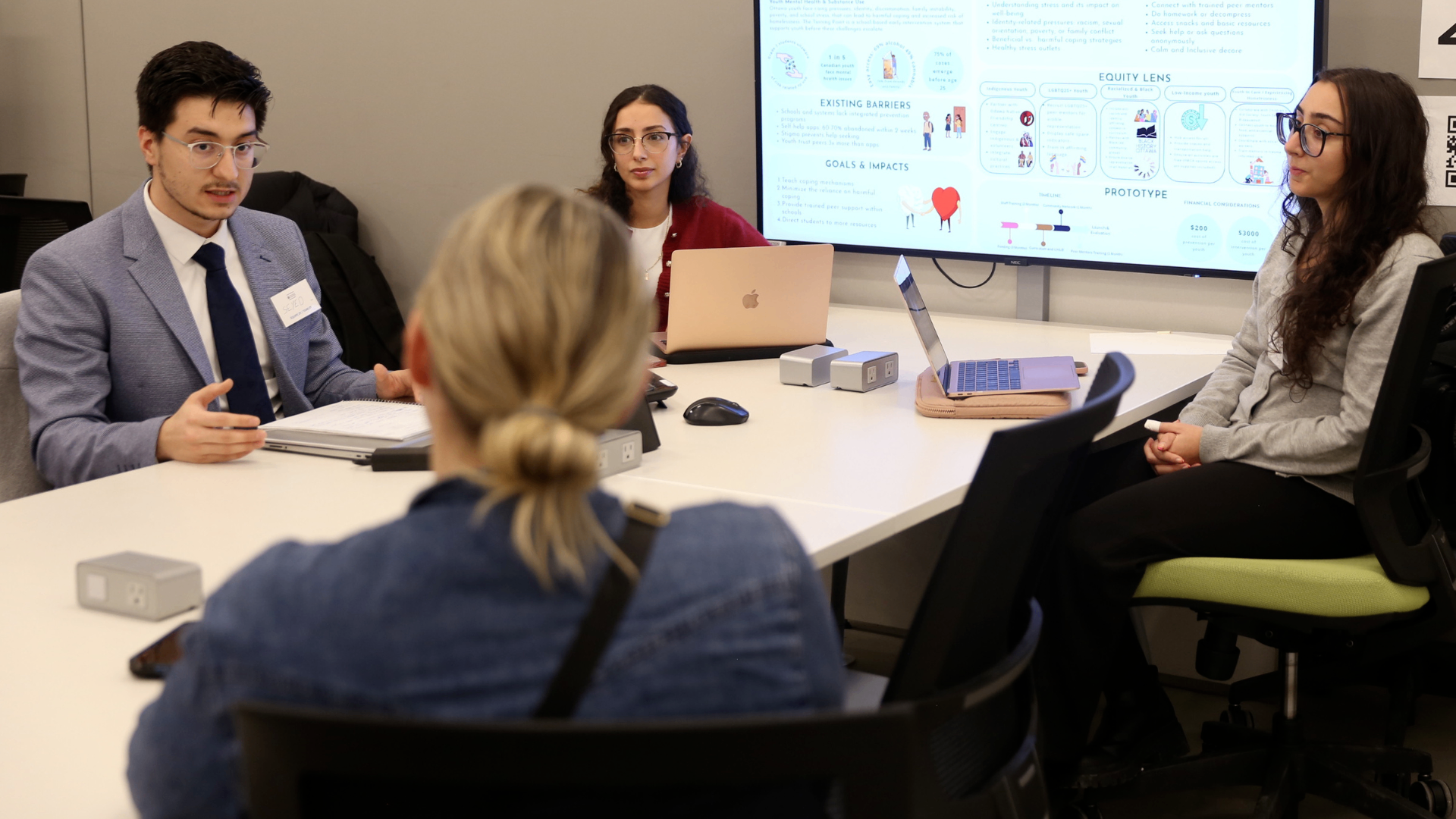 Participants worked with community partners to design solutions based on real-world conditions