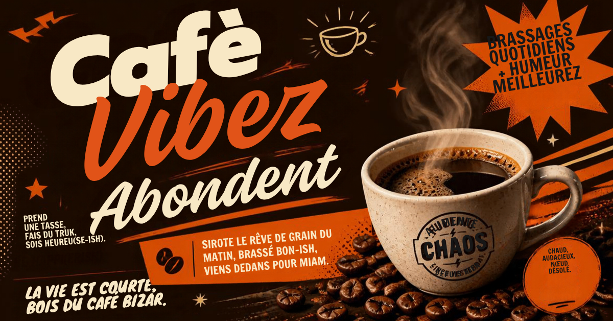 Image d'une publicité de mauvaise qualité générée par l'IA en français