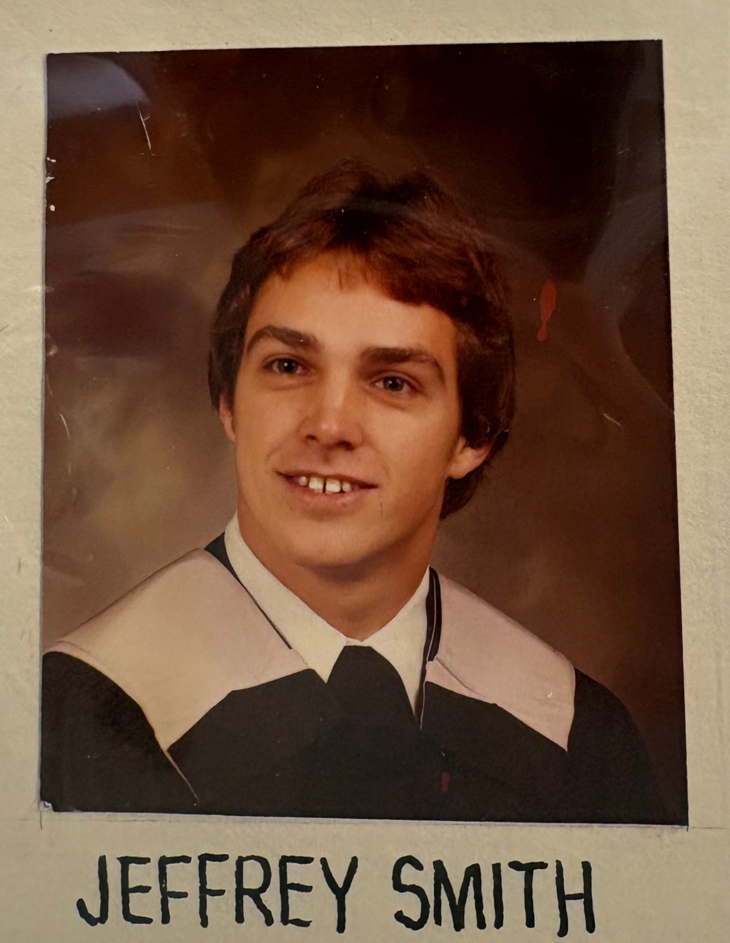Photo de remise de dipl&ocirc;me de Jeffrey R. Smith