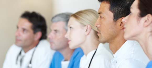 multiple healthcare professionals