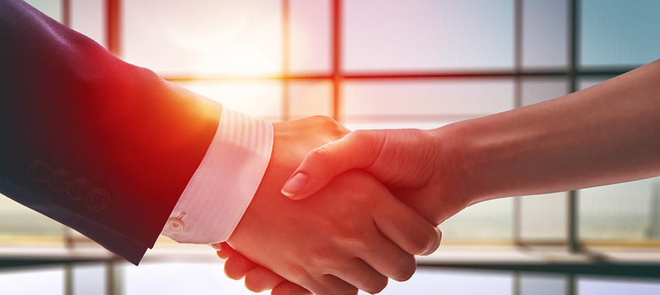 a handshake