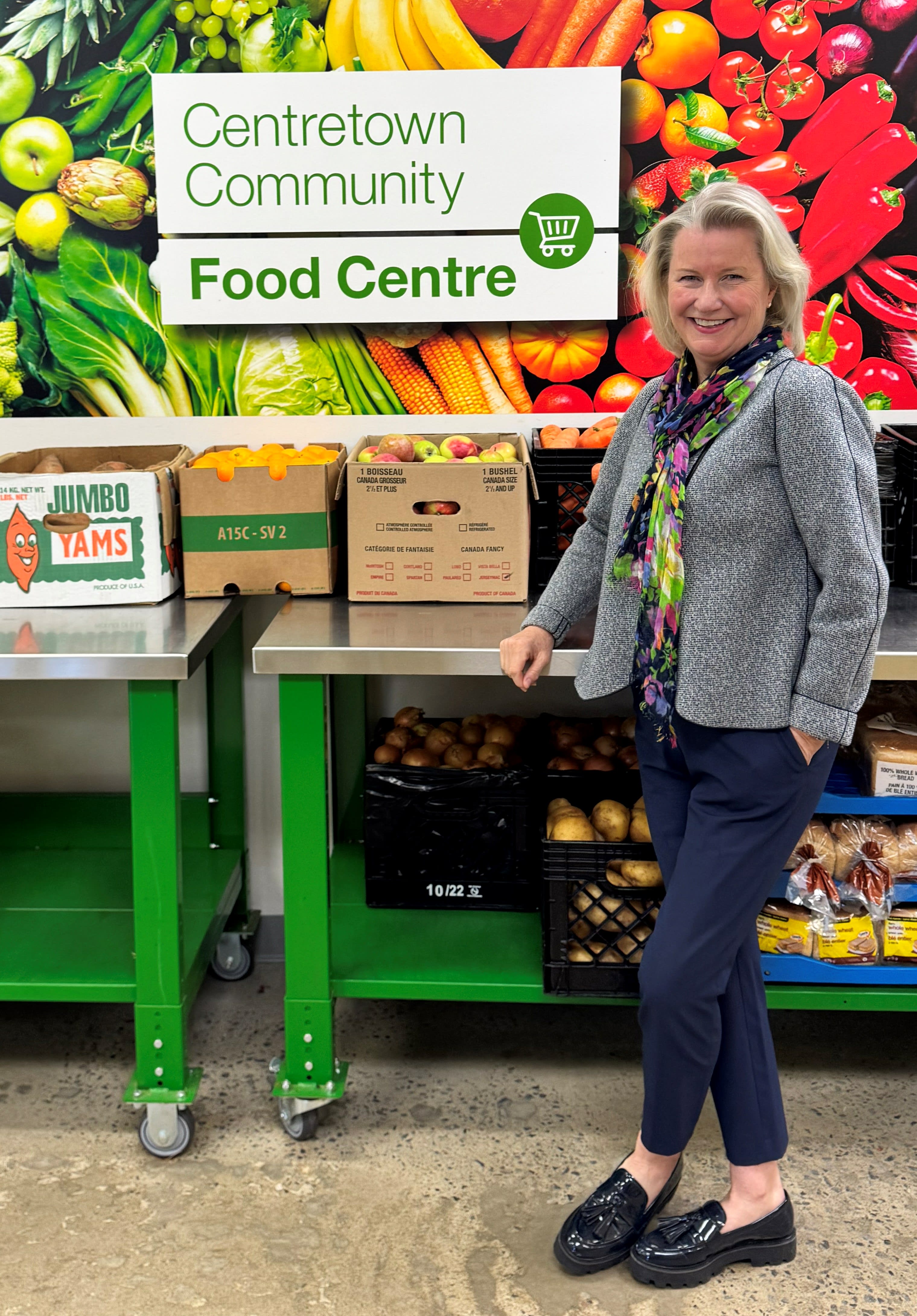 Christine Kincaid at the Centretown Community Food Centre