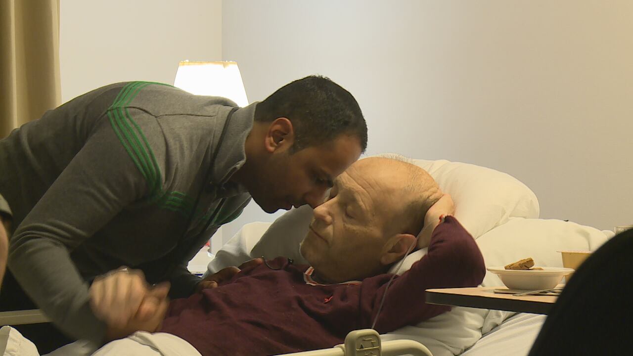 Dr Naheed Dosani providing palliative care