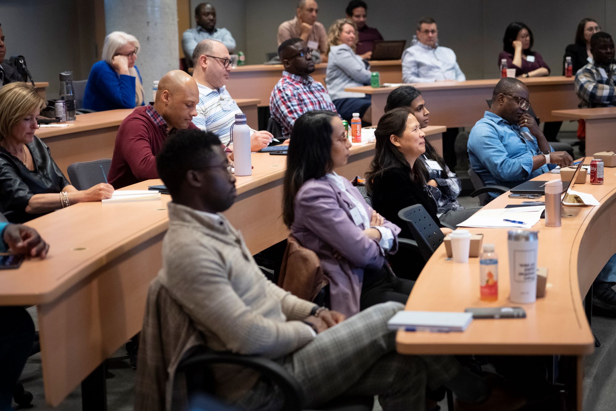 EMHA students at a lecture