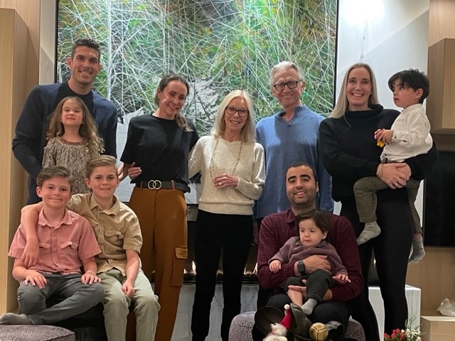 Ian Telfer and his family