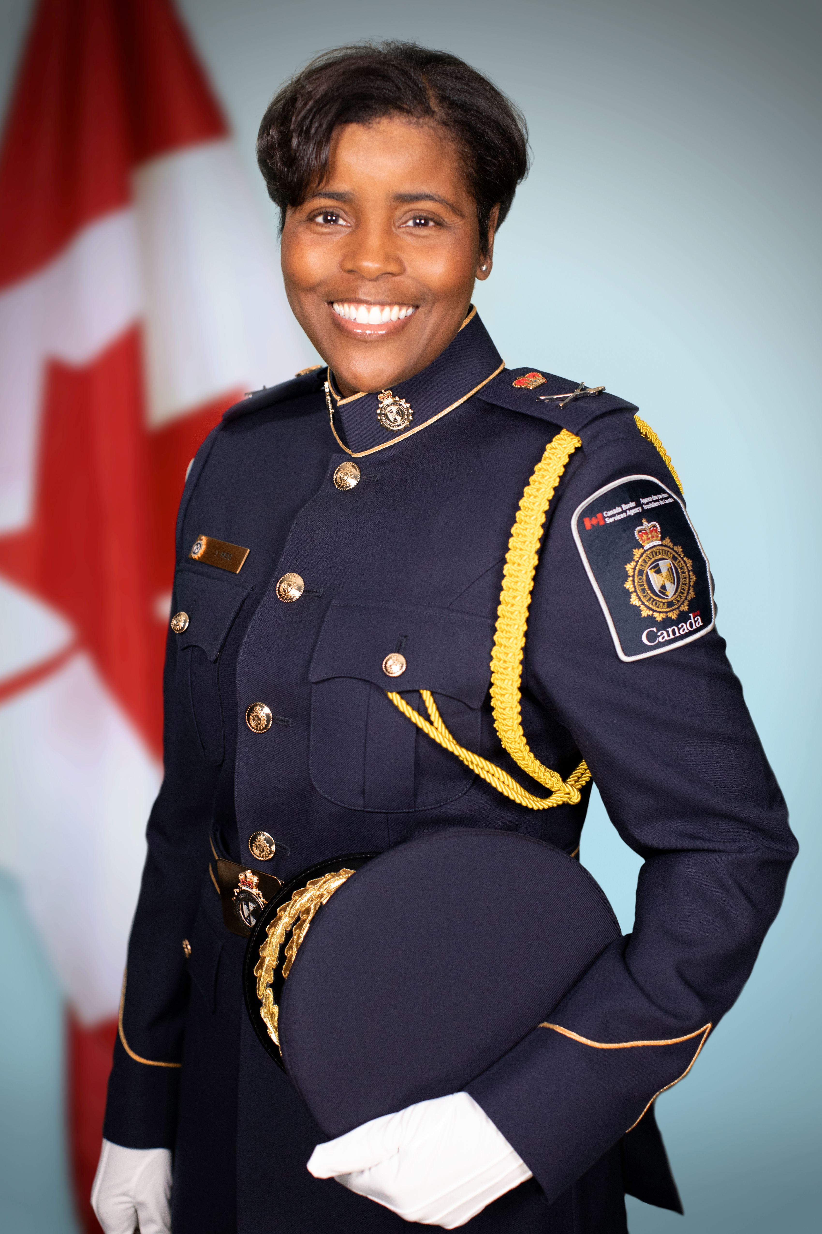 Jacqueline Rigg in uniform