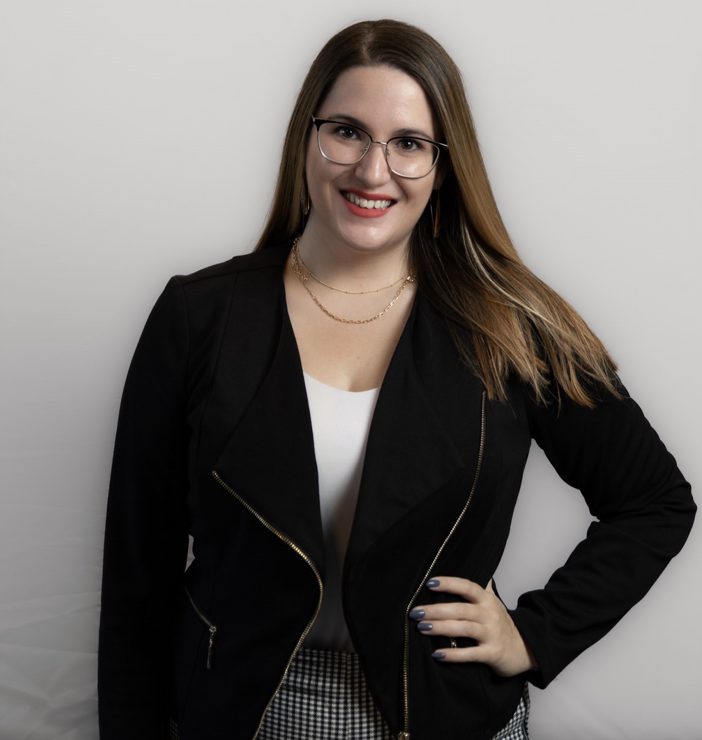 Kim Angéle Vallières poses for a photo smiling