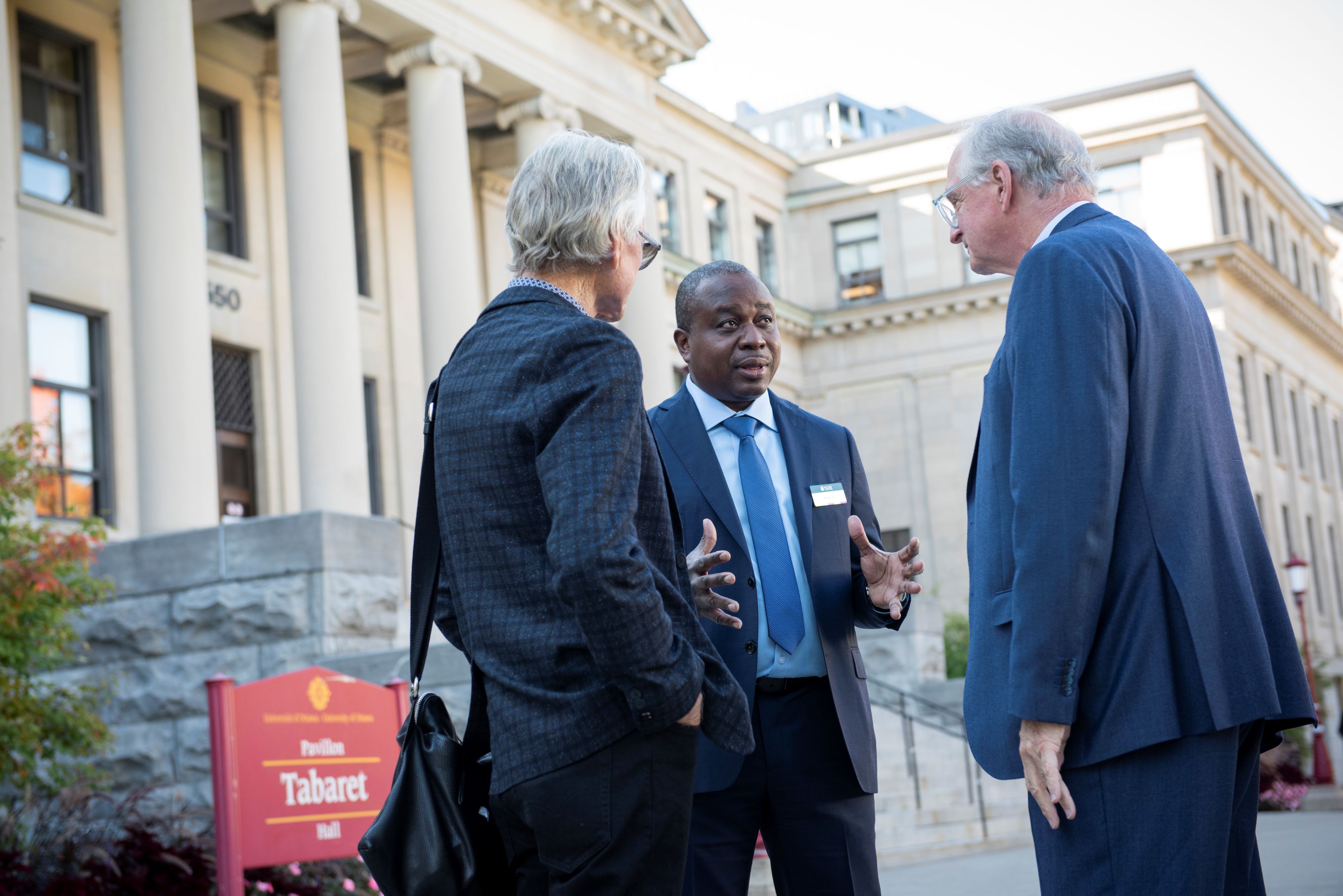 Macky Tall, Ian Telfer and Jacques Frémont
