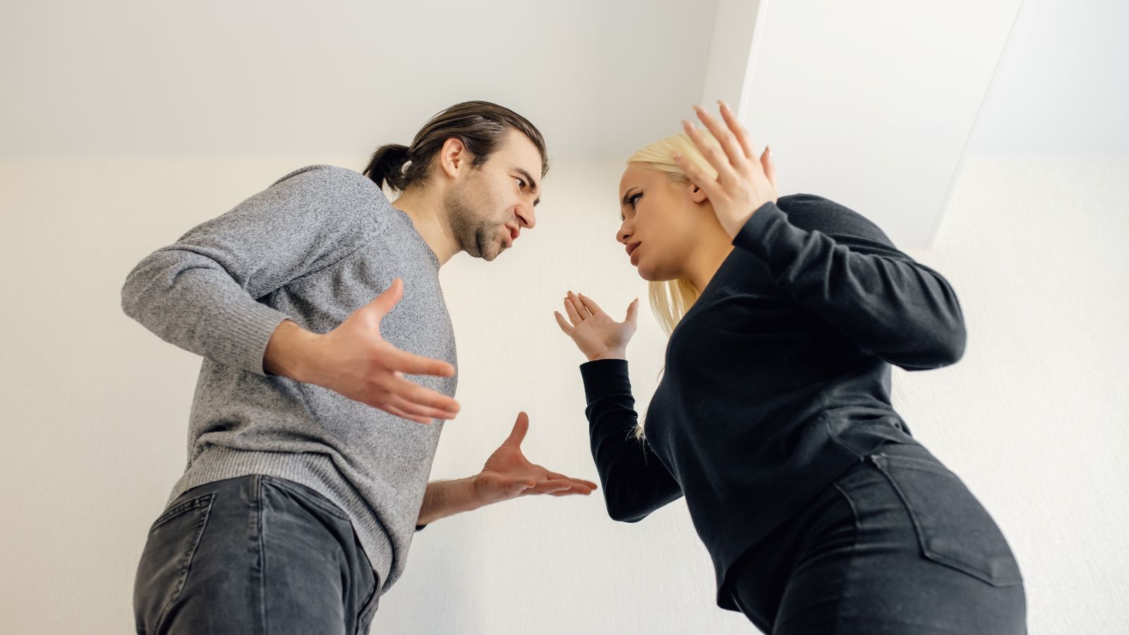 Man and woman arguing