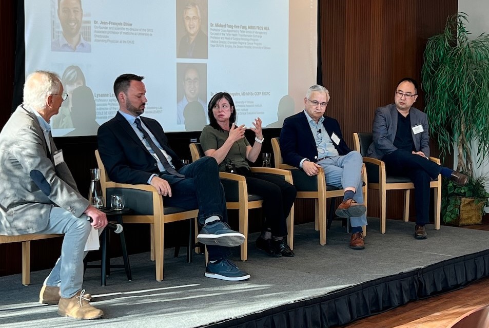 Panelists at the lab launch