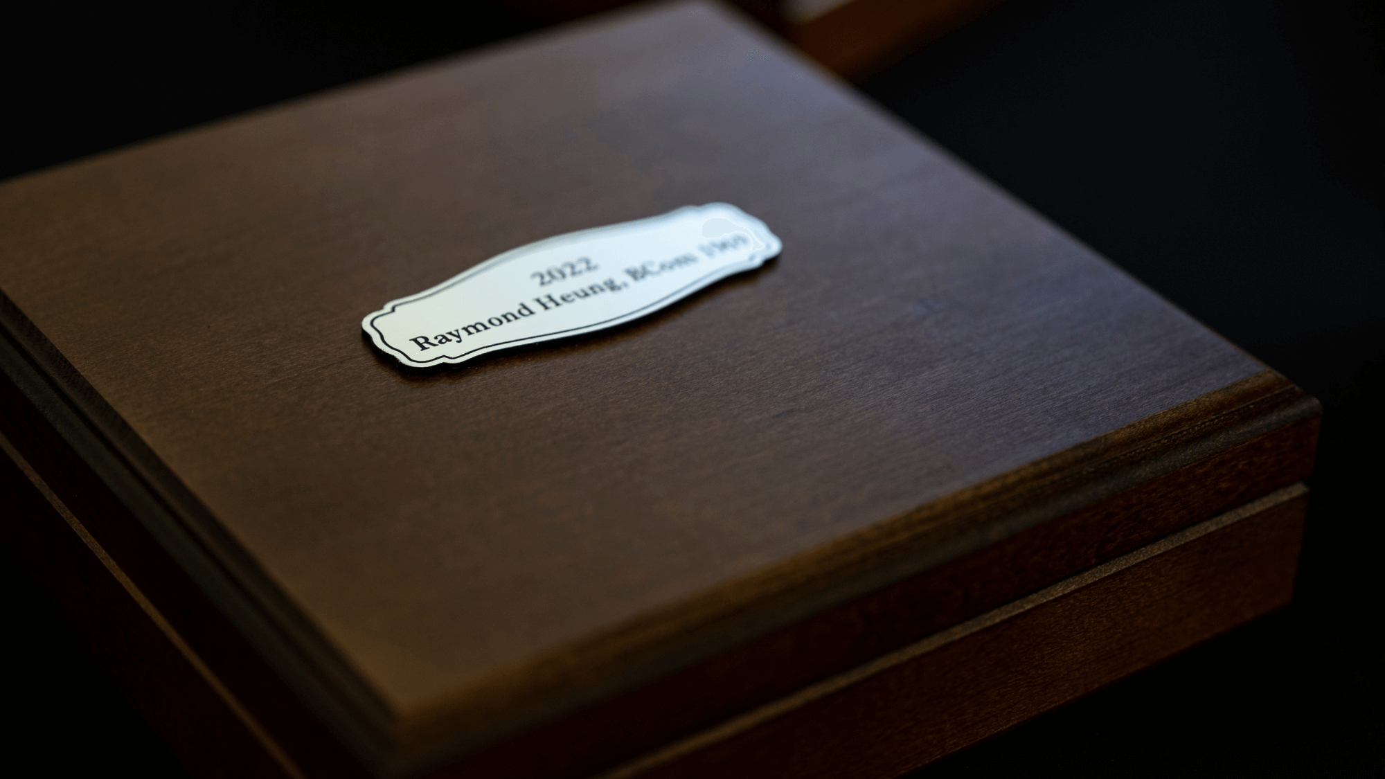 Raymond Heung R. Trudeau Medal case