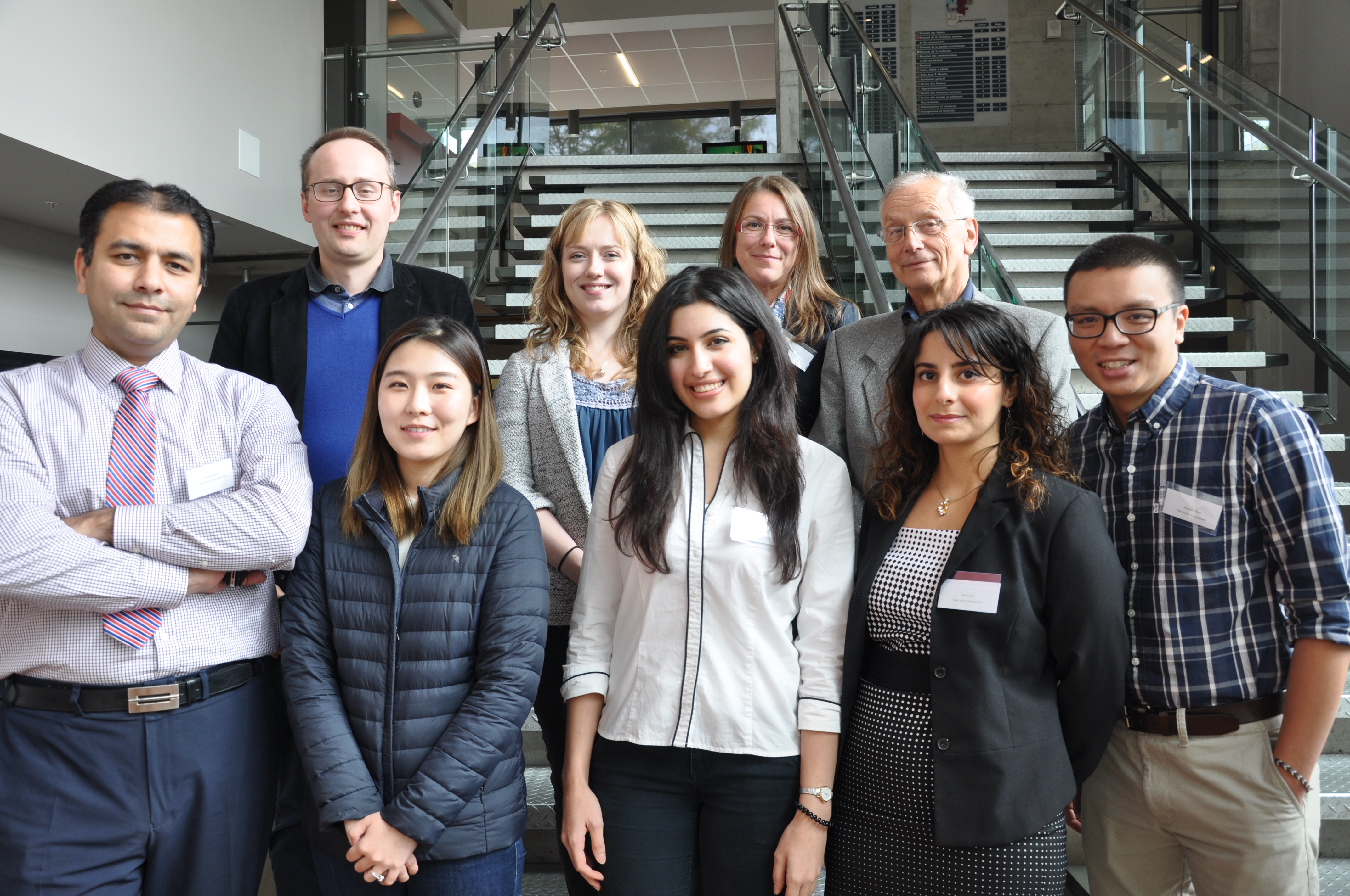 Students and Professors from Telfer