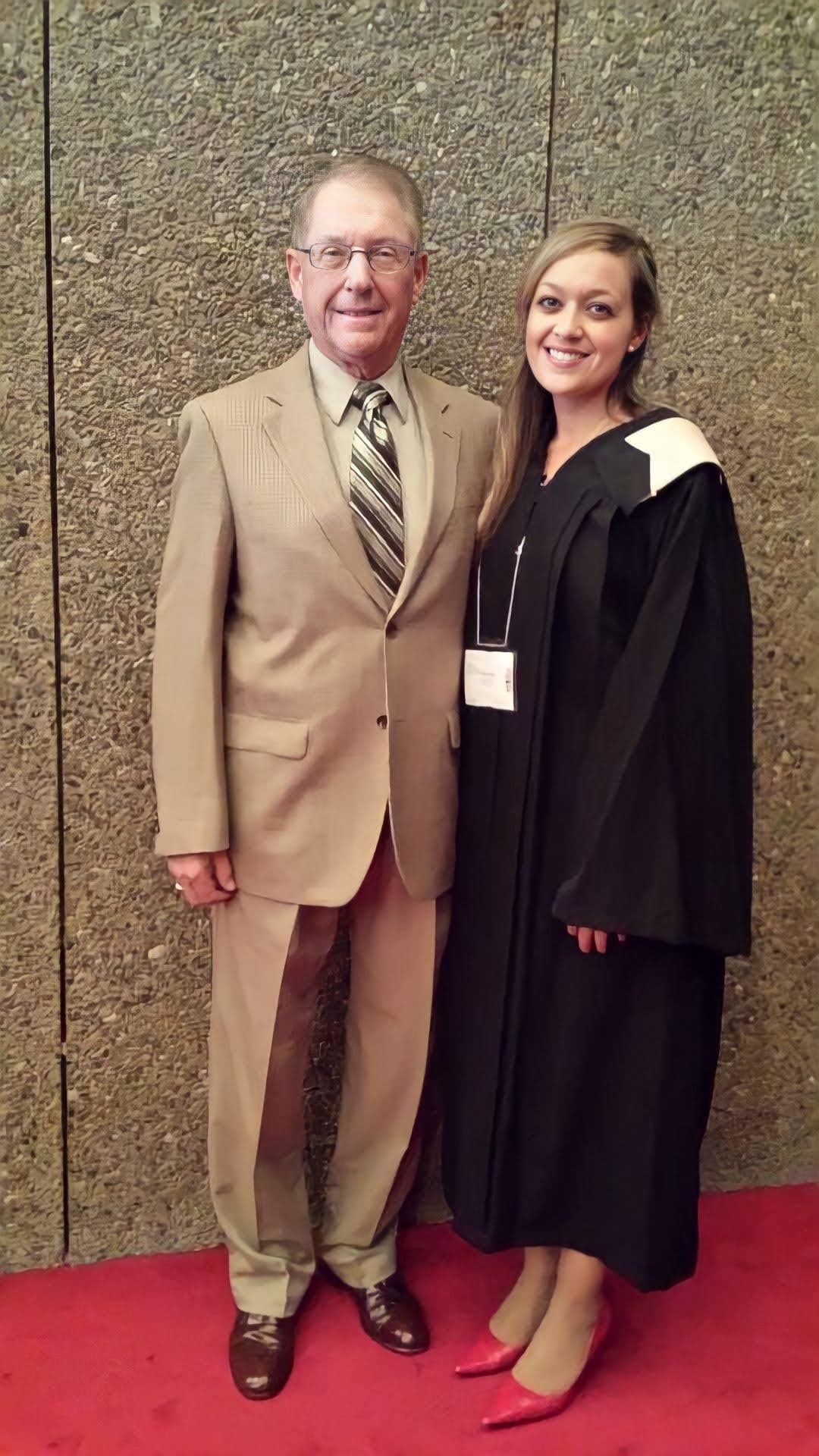Taylor Johansen at her graduation