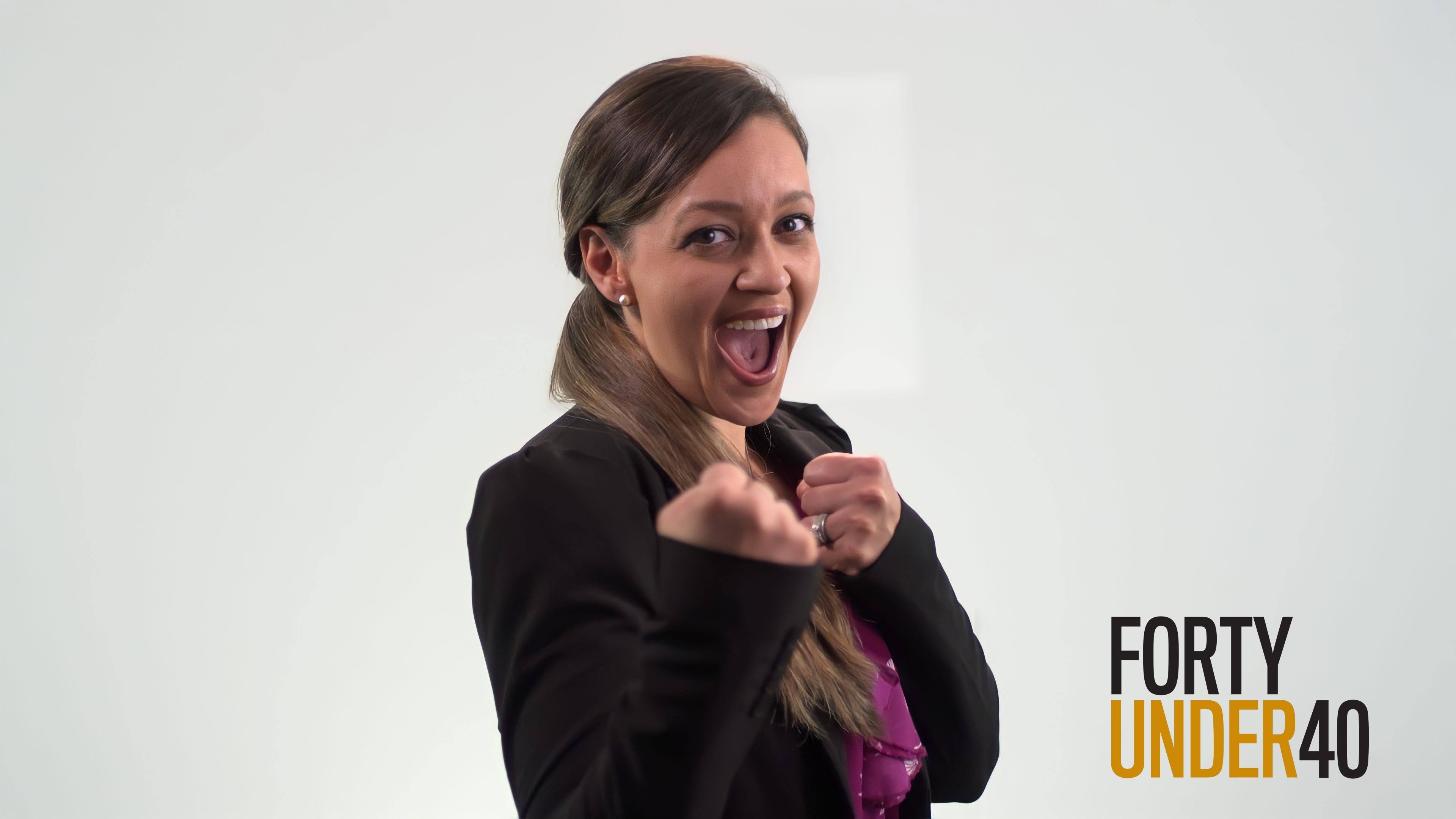 Taylor Johansen Forty under 40 photoshoot