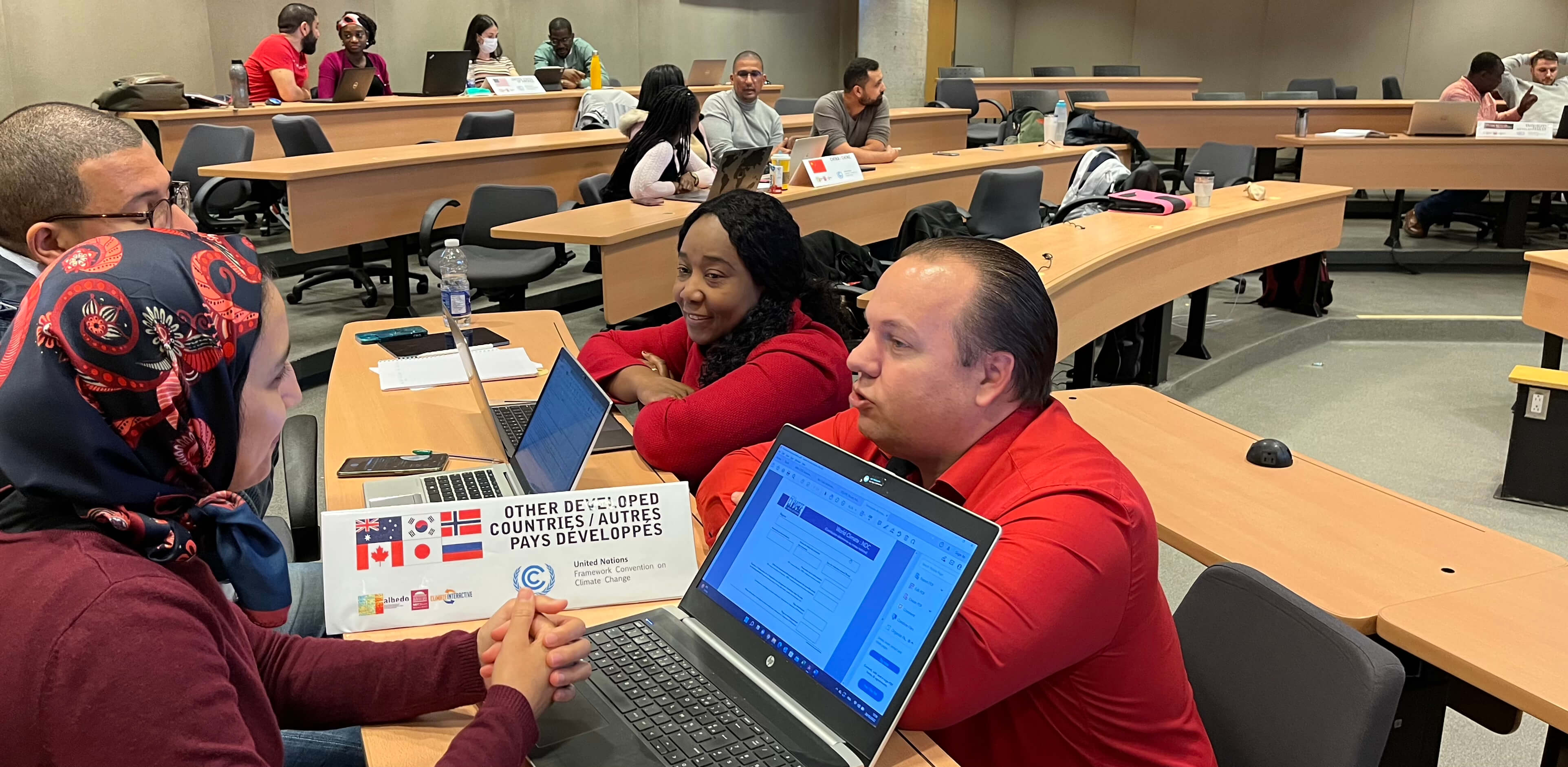 Telfer students play a role in multilateral diplomacy simulation