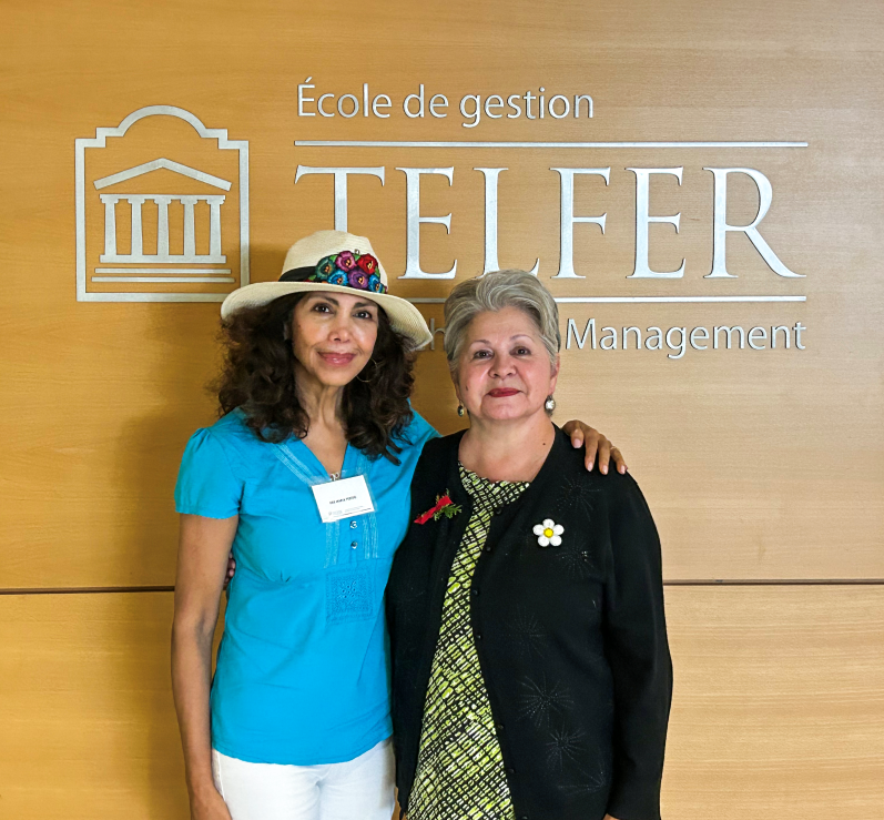 uOttawa Chancellor Claudette Commanda and Telfer professor Ana Maria Peredo