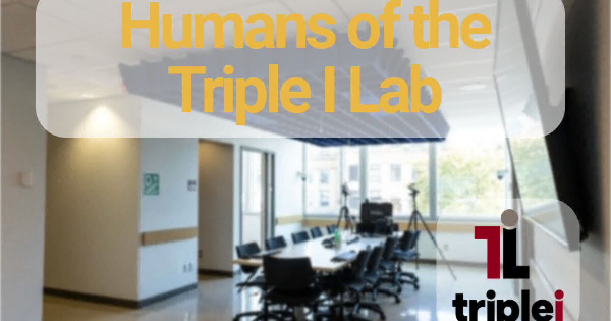 Lab Shay Humans of the Triple I Lab - Shay and Safi - Telfer School of Management